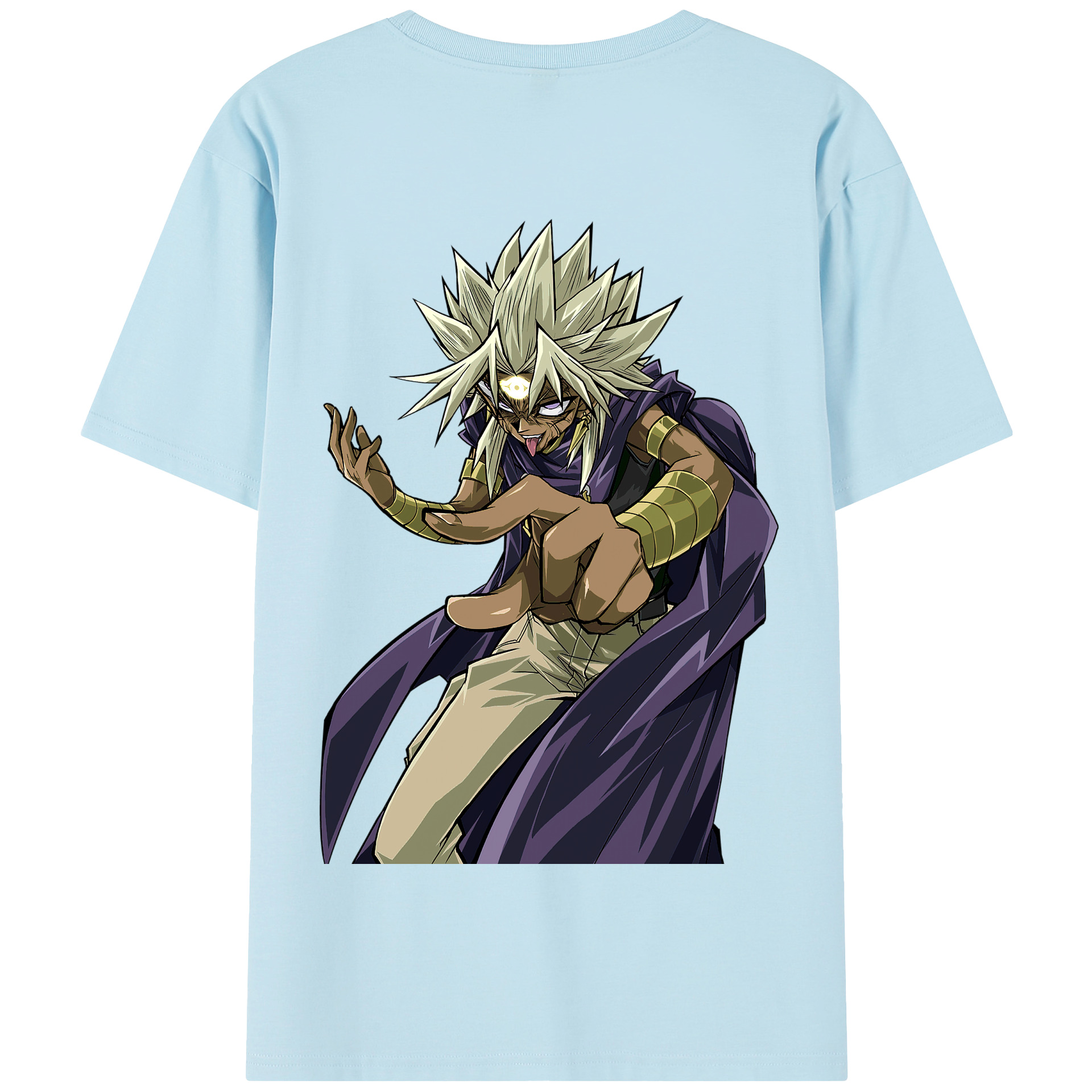 （画像用） 遊☆戯☆王 Yu-Gi-Oh! 綿100％半袖Tシャツ（背面プリント）